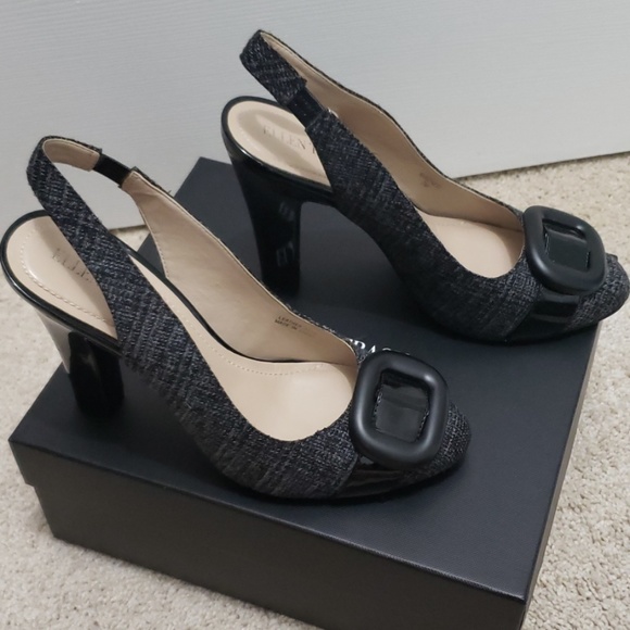 Ellen Tracy Shoes - Ellen Tracy Perfect fall heels, Black & Gray tweed